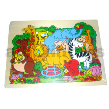 Wooden Zoo Animals Puzzle (80896)